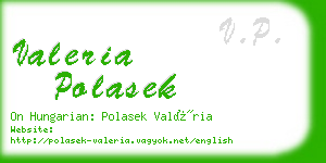 valeria polasek business card